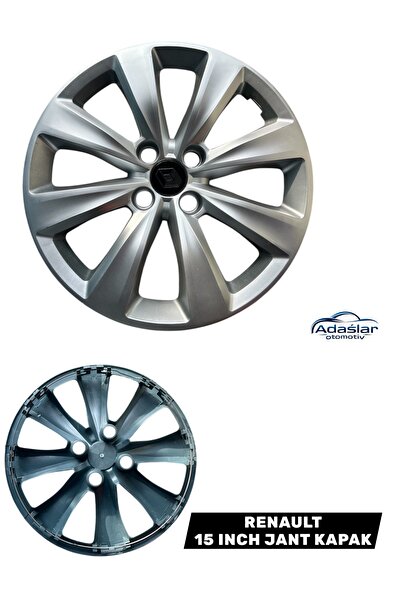 İthal RENAULT 15 INCH JANT KAPAK ARMALI (TAKIM) 4 BİJONLU ARAÇLAR İÇİN UYUMLU