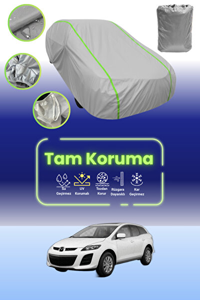 Dokaca Neo غطاء حماية للسيارة من القماش الرمادي النيون قماش مجدّل متوافق مع س...