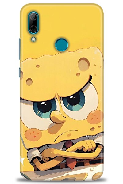 Rulet Aksesuar حافظة متوافقة مع هاتف هواوي بي سمارت 2019 HD مطبوع + واقي شاشة...