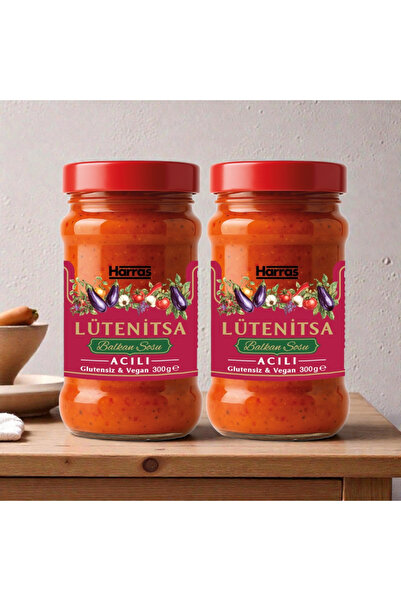 Harras LÜTENİTSA BALKAN ACILI SOS 300 GR x 2 ADET