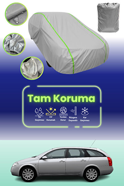 Dokaca Neo غطاء حماية للسيارة من القماش الرمادي اللامع قماش مجدّل نيسان بريمي...