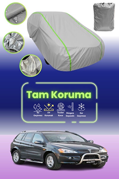 Dokaca Neo غطاء حماية للسيارة باللون الرمادي النيون قماش مجدّل سانج يونج كايرون 2004 - 2021