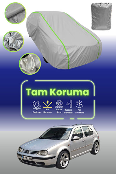 Dokaca Neo غطاء حماية للسيارة من القماش الرمادي النيون قماش مجدّل فولكس فاجن ...