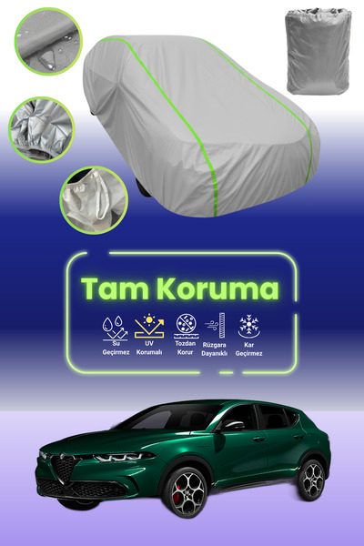 Dokaca Neo غطاء حماية للسيارة من القماش الرمادي النيون قماش مجدّل ألفا روميو ...