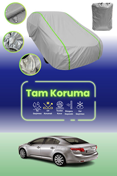 Dokaca Neo غطاء حماية للسيارة باللون الرمادي النيون قماش مجدّل تويوتا أفينسيس...