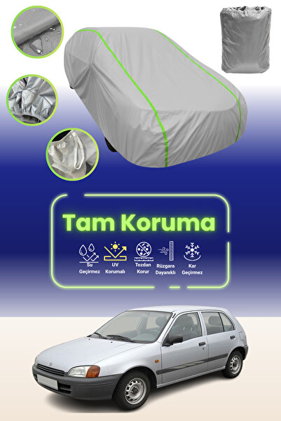 Dokaca Neo غطاء حماية للسيارة من القماش الرمادي اللامع قماش مجدّل تويوتا ستار...