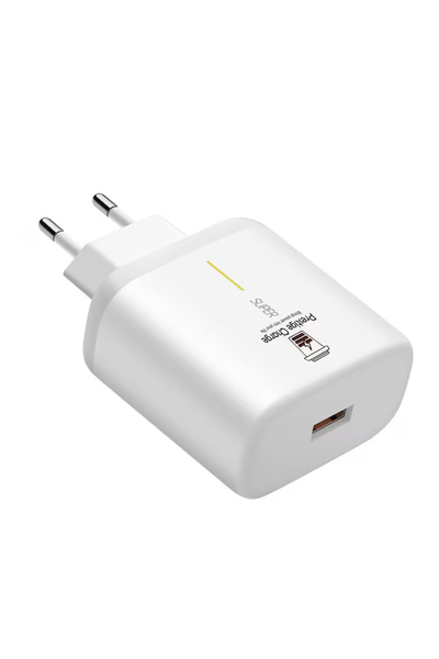 PRESTIGE CHARGE Incarcator Retea SuperVooC 65W, Iesire USB, pentru Oppo, alb
