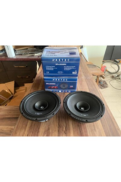 XETEC Deniz Sound Garage 25 cm Midrange SPA-2530SRX 1000 Watt 350 Rms Üst Kalite..