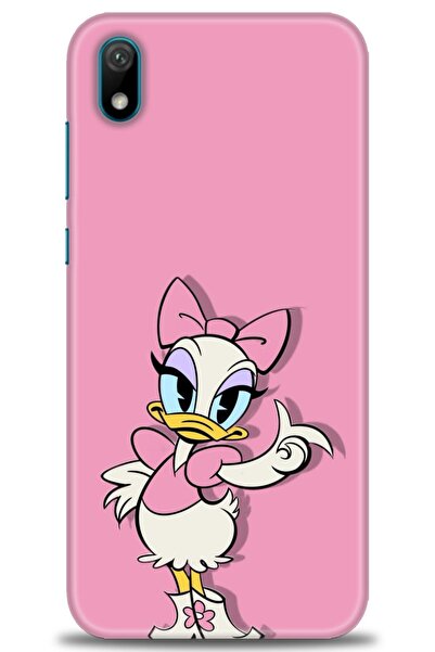 Rulet Aksesuar غطاء متوافق مع هاتف هواوي Y5 2019 HD مطبوع - غطاء سيليكون مصمم...