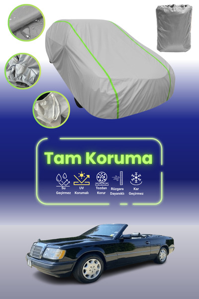 Dokaca Neo غطاء حماية للسيارة باللون الرمادي النيون قماش مجدّل مرسيدس سي إي ك...