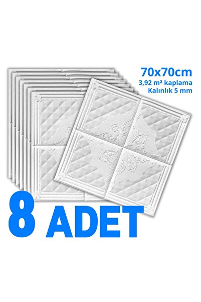 HORECA MARKET Kendinden Yapışkanlı Duvar Kağıdı Panel Strafor Köpük Büyük bey...