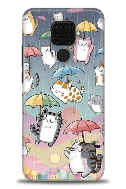 Rulet Aksesuar غطاء متوافق مع هاتف هواوي ميت 30 لايت HD مطبوع - غطاء سيليكون ...