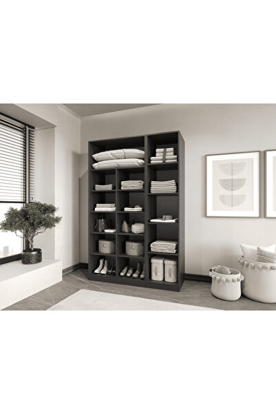 CANBAZ FURNİTURE Esla modüllü 3 cam kapaklı %100 MDF