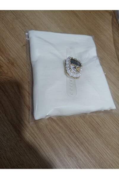 OBRNHOMEN 5 bucăți de hijab de culori mixte cu pietre, set Zikirmatik, Hac Um...