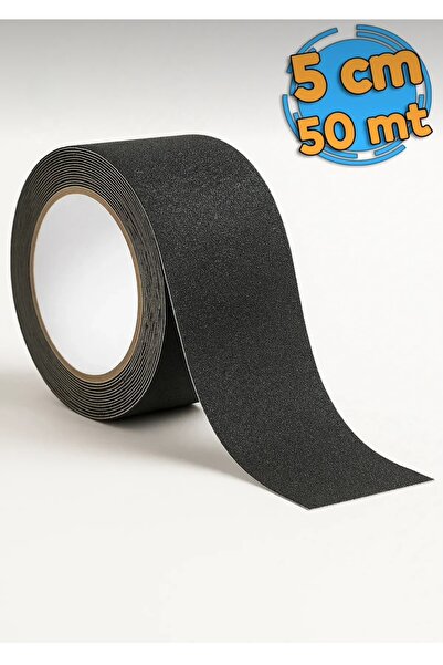 SARA S767 Merdiven Zemin Basamak Kaydırmaz Bant 50 mm 25 Metre Siyah