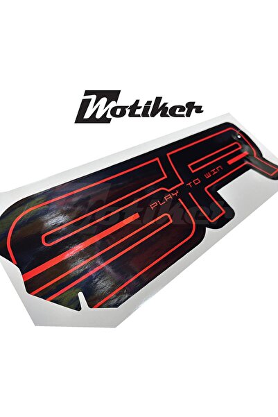 Motiker CFMOTO 250SR Sağ Sol Yan Grenaj Kırmızı Sticker Etiket Modeli
