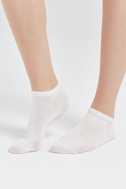 Minim 2 Pack Bamboo Booties Women's White Socks