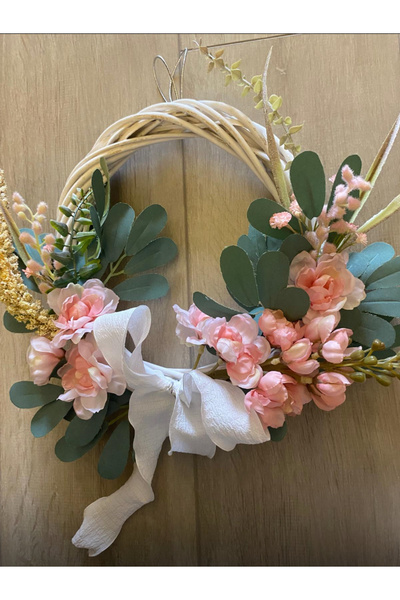 me too flower naturel decor kapı süsü ,kapı çelengi ,duvar süsü