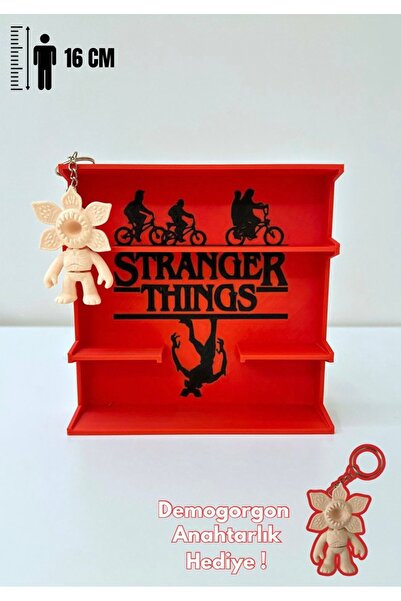 You Toys Stranger Things Baskılı Stand - Demogorgon Anahtarlık Hediyeli / 16x...