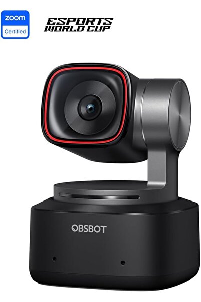 Obsbot كاميرا ويب صغيرة بدقة 4K مع تتبع الذكاء الاصطناعي، والتحكم الصوتي، والتحكم بالإيماءات، والتركيز التلقائي، والبث المباشر.