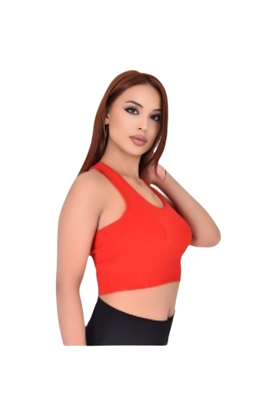 CANYILDIZ Strappy Ribbed Bustier