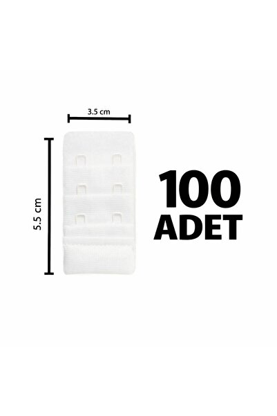 sipariskusu 100 Pcs Bra Extension Clasp Hook Attachment