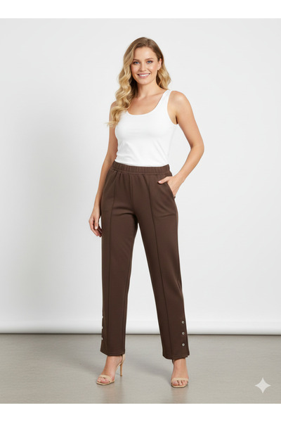 LARCH EXCLUSİVE PAÇASI DÜĞMELİ PANTOLON