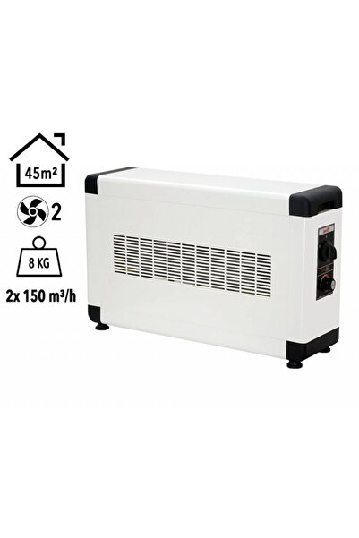 Heatbox HBB4000K Board 4000 watt Monofaze Elektrikli Fanlı Isıtıcı Krem