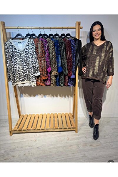 Tuana Otantik Leopar Simli Kazak