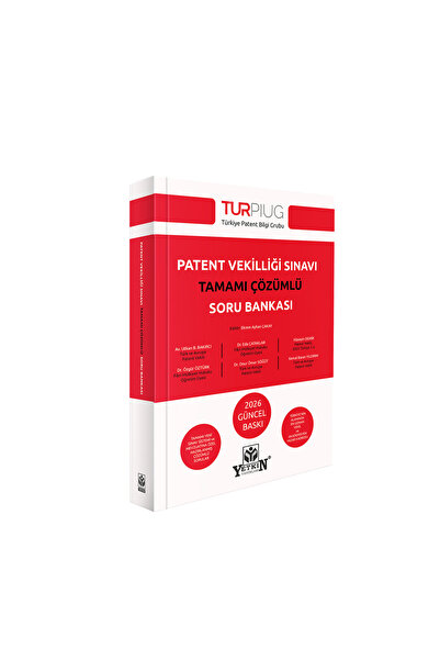 Yetkin Yayınları Patent Vekilliği Sınavı Tamamı Çözümlü Soru Bankası