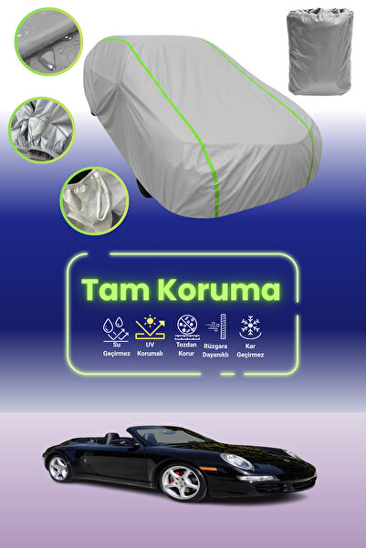 Dokaca Neo غطاء سيارة رمادي نيون متوافق مع بورش 911 كاريرا قماش مجدّل (997) 2...