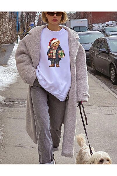 Jose Clothing Teddy Bear cu imprimeu Bumbac organic Swea tricou