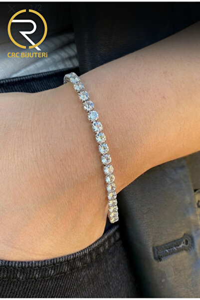 Crc Bijuteri Women's Luxury Waterway Bracelet Silver Color