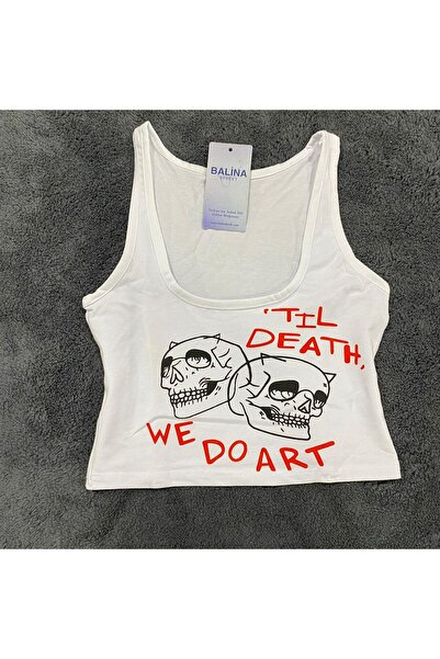 8line Λευκό We Do Art Μπλουζάκι με κοντό μανίκι