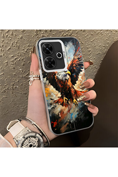 Hontinga حافظة متوافقة مع هاتف Xiaomi Redmi 13، حافظة هاتف صلبة مضادة للسقوط،...