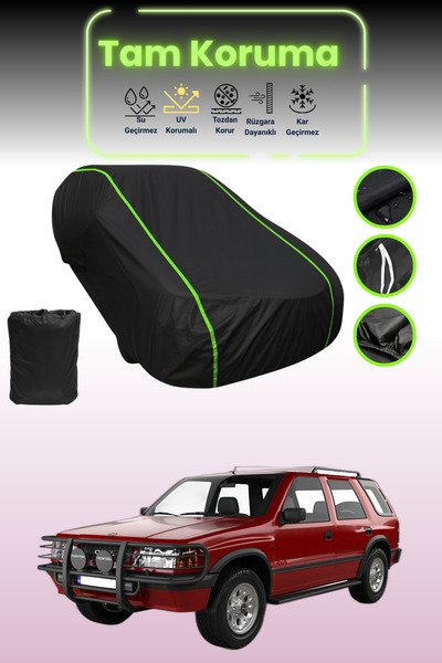 Dokaca Neo غطاء حماية للسيارة باللون الأسود النيون قماش مجدّل Opel Frontera W...