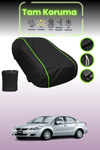 Dokaca Neo غطاء حماية للسيارة متوافق مع سيارة سوزوكي Sx4 سيدان قماش مجدّل بال...