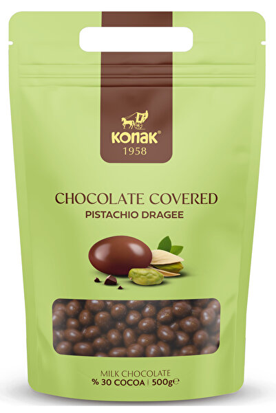 KONAK Sütlü Çikolata Kaplı Antep Fıstık Draje 500 GR