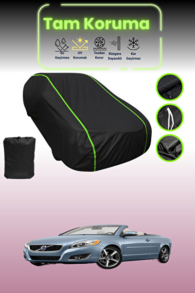 Dokaca Neo غطاء حماية للسيارة من القماش الأسود اللامع قماش مجدّل متوافق مع سي...