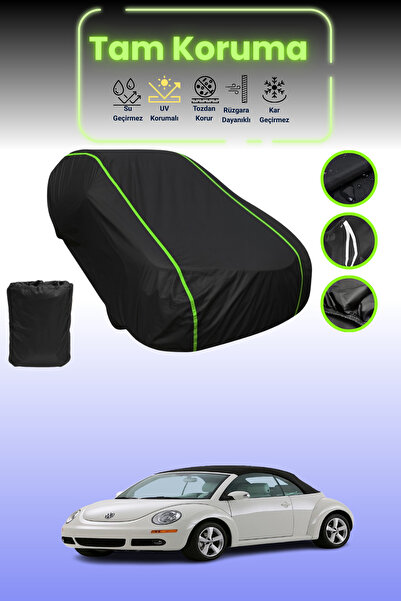 Dokaca Neo غطاء حماية من القماش للسيارة باللون الأسود النيون قماش مجدّل فولكس...