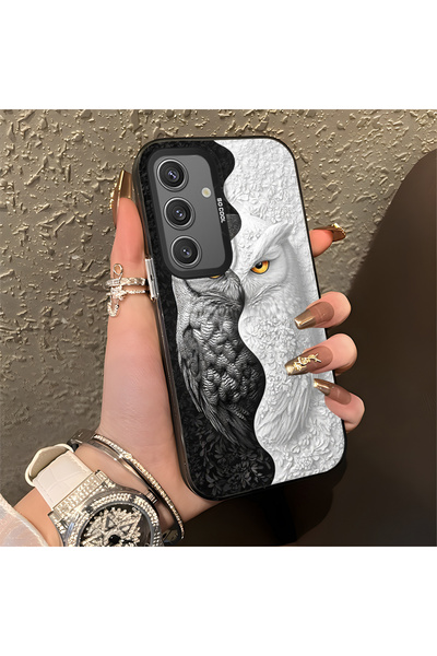 Hontinga حافظة متوافقة مع هاتف سامسونج جالاكسي S24، حافظة هاتف صلبة مضادة للس...