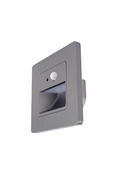 ACK KARE SENSÖRLÜ GRİ KORİDOR SPOT 1W 3000K