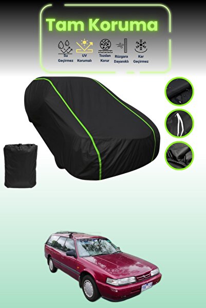 Dokaca Neo غطاء حماية للسيارة من القماش الأسود اللامع قماش مجدّل مازدا 626 3 ...