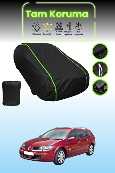 Dokaca Neo غطاء حماية للسيارة باللون الأسود النيون قماش مجدّل Renault Megane ...