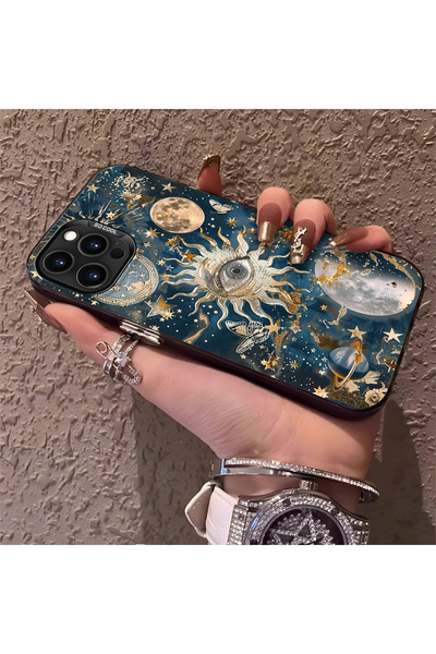 Hontinga حافظة هاتف متوافقة مع iPhone 15 Pro Max ذات ظهر صلب ومضادة للسقوط وس...