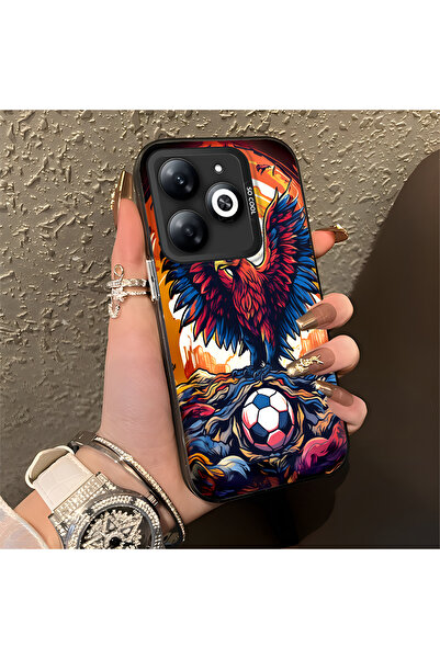 Hontinga حافظة متوافقة مع هاتف Infinix Hot 40i، حافظة هاتف صلبة مضادة للسقوط،...