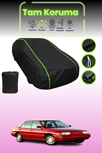 Dokaca Neo غطاء حماية للسيارة باللون الأسود النيون قماش مجدّل فورد إسكورت 5 أ...