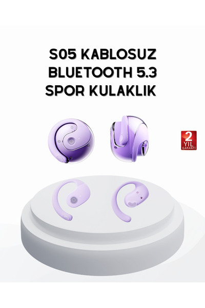 Kanonik Education سماعة أذن S05 بتقنية البلوتوث 5.3 مقاومة للماء بمعيار IPX4 مع مطابقة سريعة وصوت ستيريو قوي