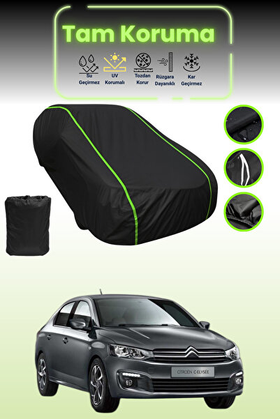 Dokaca Neo غطاء حماية للسيارة من القماش الأسود المتوافق مع سيتروين سي إليزيه ...