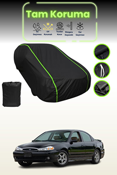 Dokaca Neo غطاء حماية للسيارة من القماش الأسود المتوافق مع سيارة فورد كونتور ...